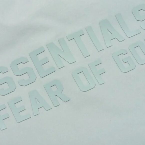 NWT New Fear of God Essentials Long Twill Coat Sycamore Grayish Green Medium - Picture 8 of 16